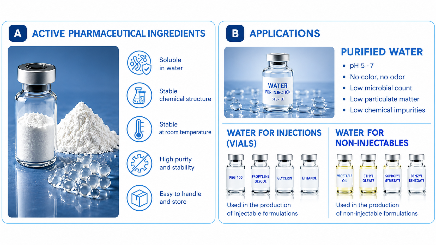 Detailed Overview of the Main Components of Injectable Drugs