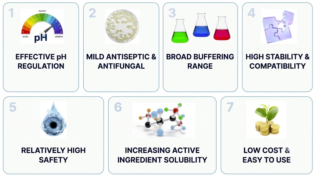 Tính chất hóa lý của acid boric